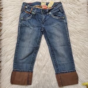 Marlow Trademark Cuffed Cropped Jeans Size 28/7